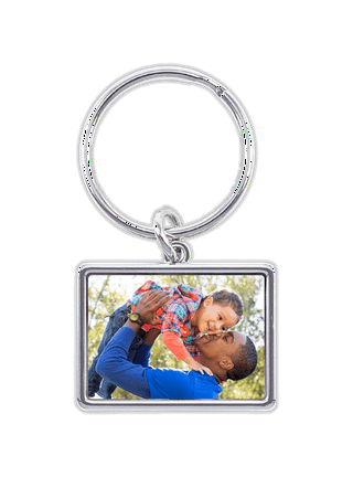 Snapins 2 x 3 Clear Acrylic Photo Keychains - Pack of 25