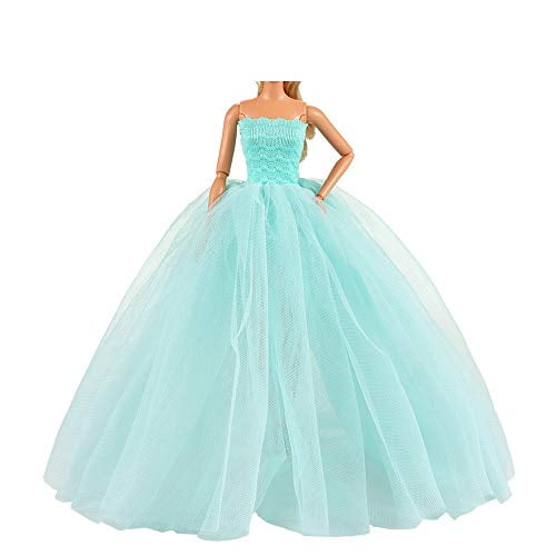 light blue ball dress