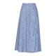 thumbnail image 4 of ICHUANYI Clearance Fashion Women Summer Floral Printing Split Casual Ruched Sexy Waist Skirts(Dark Blue, S) ICHUANYI WER2023081002053, 4 of 8