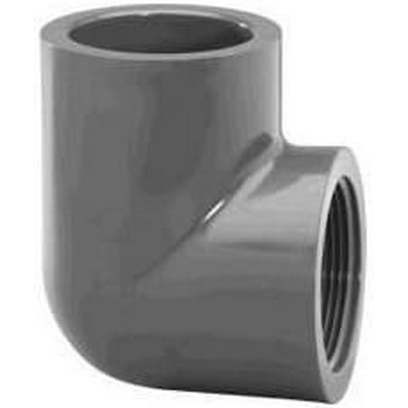 Charlotte Pipe Schedule 80 1/2 in. FPT x 1/2 in. Dia. FPT PVC Elbow