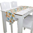 thumbnail image 3 of EREHome Ocean Starfish Anchor Table Runner 13x70 Inches Light Blue Table Top Decoration, 3 of 5