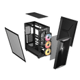 thumbnail image 6 of The CORSAIR 3200D RS ARGB is a spacious and fully-loaded mid-tower chassis with 3x RS120 ARGB fans and useful DIY features for an easy build with powerful cooling. Black., 6 of 10
