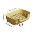 thumbnail image 3 of High Wall Dog Potty Tray Toilet For Small Medium Dogs Removable Reseau Disclose Proof Base Foolproof Clean Pet Litter Box With Oppose Slide Bottom, 3 of 6