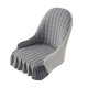 thumbnail image 2 of Funda elástica gruesa y cálida para silla | Protector elástico para asiento de comedor | Tejido de nailon y elastano lavable | Para decoración de cocinas, bodas y banquetes, 2 of 6