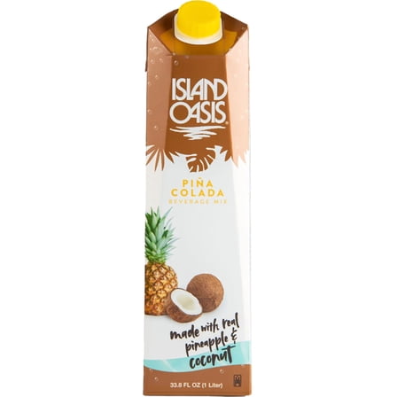 Island Oasis SB3X Premium Pina Colada Drink Mix Bottle, 1 L