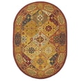 thumbnail image 2 of Safavieh Heritage Anita Oriental Wool Area Rug, Multi, 4'6" x 6'6" Oval, 2 of 7