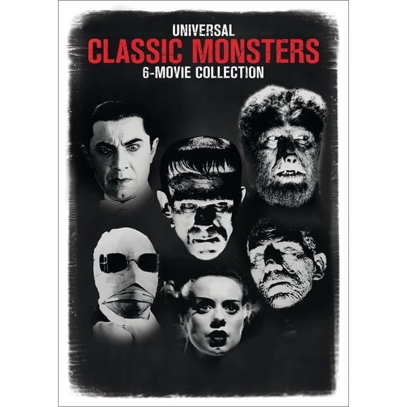 Universal Classic Monsters 6-Movie Collection (DVD), Horror, Universal