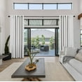 thumbnail image 3 of UTOPIA ALLEY Wall Mounted 3/4 Inch Curtain Rod - Curtain Rods For Windows 86 to 120 Inch, Adjustable Drapery Rods, Black Curtain Rods, Bedroom Curtain Rods, Tapestry Poles (Black 86"-120"), 3 of 8