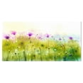 thumbnail image 2 of Design Art - Cosmos Abstrait Vert Violet de Fleurs, 2 of 4