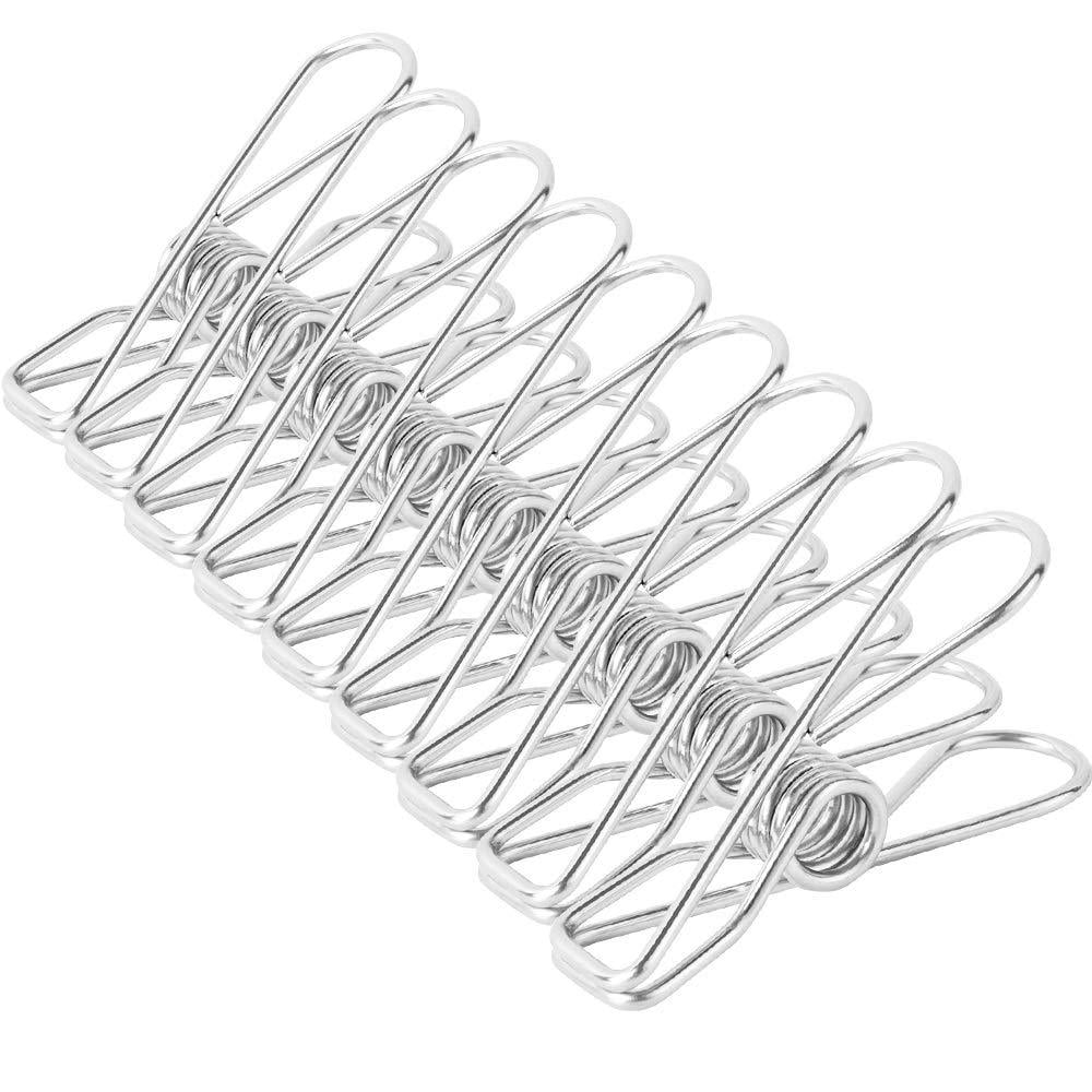 Hardness Delegation Appointment NORTHERN BROTHERS Clothes pins 40 Pack,2 Inch Multi-Purpose Stainless Steel  Wire ,Cord Clothes Pins Utility Clips,Hooks for Home/Office - Walmart.com