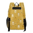 thumbnail image 3 of PVC Transparent Backpacks Clear Backpack for Travel and Outings Honey Jars and Bees Pattern, 3 of 7