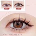 thumbnail image 2 of 5 Pairs Natural Long False Eyelashes Makeup Tool Mink Lashes Bushy Volume Thick Handmade FalseLashes Cruelty Free, 2 of 5