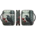 thumbnail image 6 of FOR U DESIGNS Raven Rose Pattern Bible Cover for Women Large Capacity Carrying Organizer Bag Quilted Bible Holder Case Bible Bag Christian Bible Accessories, 6 of 7