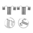 thumbnail image 4 of 60 Piezas 30mm Panel Solar Fotovoltaico Clip de Guía de Agua Deflector de Acero Inoxidable Botón de Drenaje de Lodo Clips de Redirección de Agua, 4 of 5