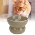 thumbnail image 4 of Ceramic Raised Cat Bowls With Neck , Stress Free, Dishwasher Microwave Safe, 4 of 8