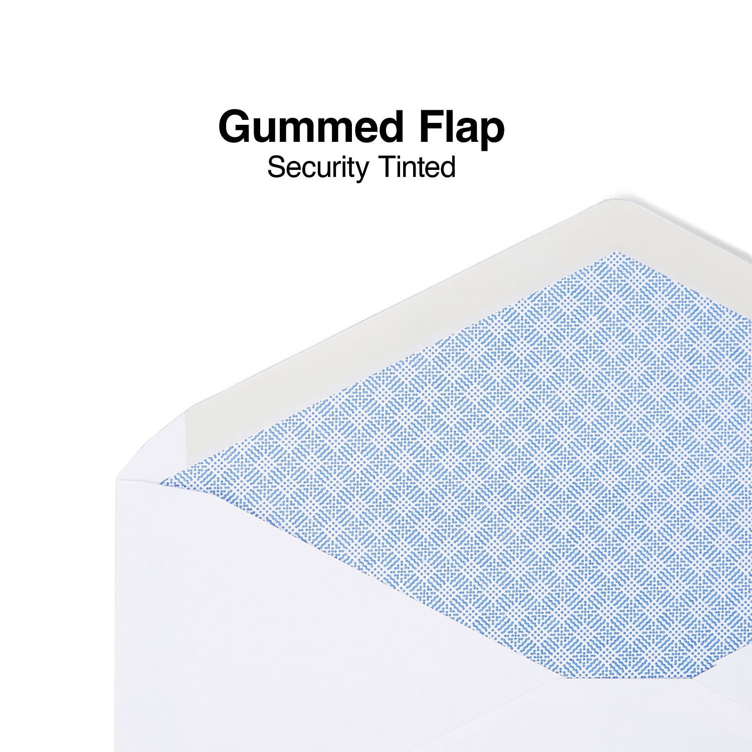 MyOfficeInnovations Gummed Security Tint #10 Envelope 4-1/8" x 9-1/2" White 500/BX 200519