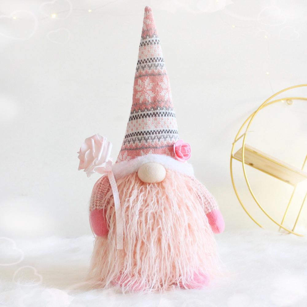 Valentines Day Gnome Plush - Scandinavian Tomte Elf Decorations 