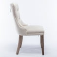 Elegant Button Tufted Dining Chairs, Highend Velvet Upholstered Dining Chairs with Nailhead