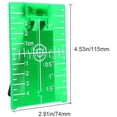 thumbnail image 4 of Objetivo láser verde, objetivo láser magnético con reflectores, para uso con láser verde de líneas cruzadas, para mejorar la visibilidad del láser verde Ormromra WLJ-2198, 4 of 5
