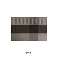 thumbnail image 4 of Guardoinrt 1/2/3 Motif PVC Tissé Napperons Résistant aux Taches Bol Tasse Rectangle Isolation Tapis Imperméable Gris 1 Pc, 4 of 6