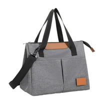 Deeceymbur Unique Triangle Shaped Insulated Picnic Bag Convertible to Backpack with Two Pockets Large Capacity Cooler Tote for Beach Garden