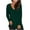Green, variant on Womens Long Sleeve Tops Fashion Women Solid Color Long Sleeve Comfortable Breathable V-Neck Shirt Tops Long Sleeves T-shirts Blouse Tops Tie Dye Workout Top