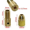 thumbnail image 3 of 3 .17mm Miniature Electric Drill Rotary Tool Woodoworking Paper Board Collet Brass, 3 of 6