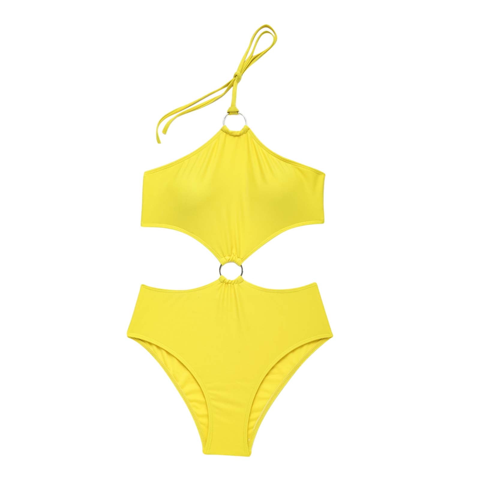 Bigersell Women's Bathing Suit Women OnePiece Bikini with Pad and No