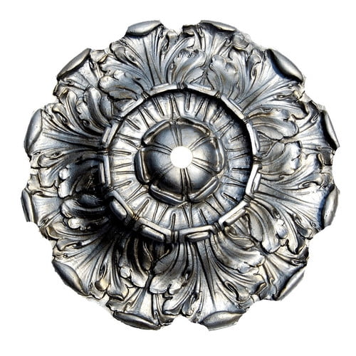 Hickory Manor House HM6007GS Acanthus Ceiling Medallion - Gilt Silver