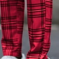thumbnail image 4 of Xdegoge Plaid Dress Pants for Men Slim Fit Casual Trousers Flat Front Stretchy Chinos Checkered Vintage Bottoms Business Work Golf Party Classic Street, 4 of 9