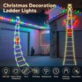thumbnail image 2 of Outdoor Christmas Decor Lights,WLRETMCI 10FT Christmas Decorative Ladder Lights with Santa Claus,Xmas Lights Decorations for Outdoor Indoor Holiday, 2 of 7