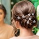 thumbnail image 5 of 24 Piezas Horquillas para el Cabello de Flores de Boda Horquillas de Boda con Diamantes de Imitación Horquillas para el Cabello de Flores en Forma de U Horquillas para el Cabello de Novia de, 5 of 5