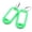 Green, variant on Key Ring Label Tags Plastic Keys Holder and Identifier Name Number Address Information Label Card