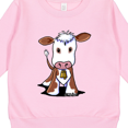 thumbnail image 3 of Inktastic Little Brown Cow Toddler Sweatshirt, 3 of 4