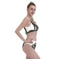 thumbnail image 2 of Kdxio Veterans Day for Womens High Waisted Bikini Top Sports Style Two Piece Bathing Suits, 2 of 5