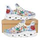 thumbnail image 1 of Zapatos casuales con estampado de enfermera quirúrgica de dibujos animados para mujer, zapatillas de malla transpirables de verano para mujer, zapatos ligeros con cordones, 1 of 6