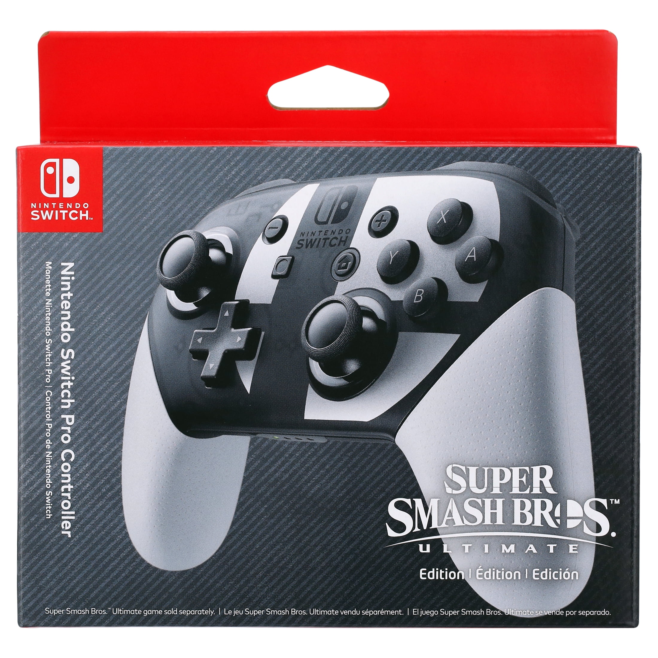 Official Nintendo Switch Pro Controller - Super Smash Bros Ultimate Edition  736605711422