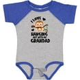 thumbnail image 3 of Inktastic Monkey I Love Hanging out with My Grandad Boys or Girls Baby Bodysuit, 3 of 5