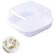 thumbnail image 5 of Cateissary Vaporizador de microondas Dureza Bollos al vapor de arroz con tapa Calentamiento y mantenimiento del calor Utensilios de vapor de plástico Utensilios de cocina Cateissary HA017078-00, 5 of 6