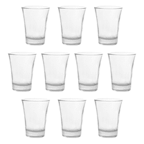 Shot Glasses 2 oz. Set of 10, Bulk Pack - Great for Wedding, Party, Birthday, Gifts - Clear