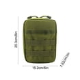 thumbnail image 3 of Sac de Rangement Multifonctionnel en Nylon Imperméable Résistant à l'Usure Respirant Adapté pour la Course la Randonnée et le Cyclisme, 3 of 6