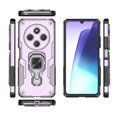 thumbnail image 4 of For Xiaomi Redmi 14C 4G Case Rotatable Ring Kickstand PC + TPU Shockproof Phone Cover - Green, 4 of 5