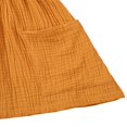 thumbnail image 4 of PENGXIANG Filles Été Mouche Manches Couleur Unie Col Robes à une Poitrine, 4 of 6