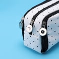 thumbnail image 6 of High Capacity Pencil Case,Pencil Bag Pouch Organizer,Wide Opening Pencil Pen Case,3 Compartments Pen Bag Canvas Marker Pen Bag,Multifunctional Organizer Pencil Bag for Student, 6 of 8