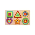 thumbnail image 3 of Wooden Shape Puzzles Durable Colorful Learning Gift Geometric Board Developmental Montessori Shape Matching Board for Boys Girls Children Style B, 3 of 8