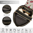 thumbnail image 3 of FORMRS Womens Crossbody Sling Bag Travel Daypack Shoulder Chest Backpack, Red Cherry, 3 of 7