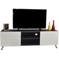 thumbnail image 4 of Mueble para TV Hogare Gris Blanco Centro de entretenimiento, 4 of 8