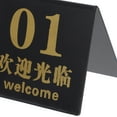 thumbnail image 3 of WHAMVOX Black Acrylic Table Numbers 110 Reusable Double SidedMarkers for Decoration 10pcs, 3 of 7