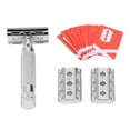 thumbnail image 2 of Double Edge Hair Care Safety Stand, Double Edge Safety Trimmer Set Replacement Heads Portable Stainless Steel  for Salon, 2 of 7