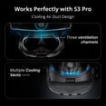 thumbnail image 2 of BOBOVR F3 Facial Interface Compatible with Quest 3 Face Cover Pad with 3-Channel Ventilation Adjustable FOV VR Accessories, 2 of 8